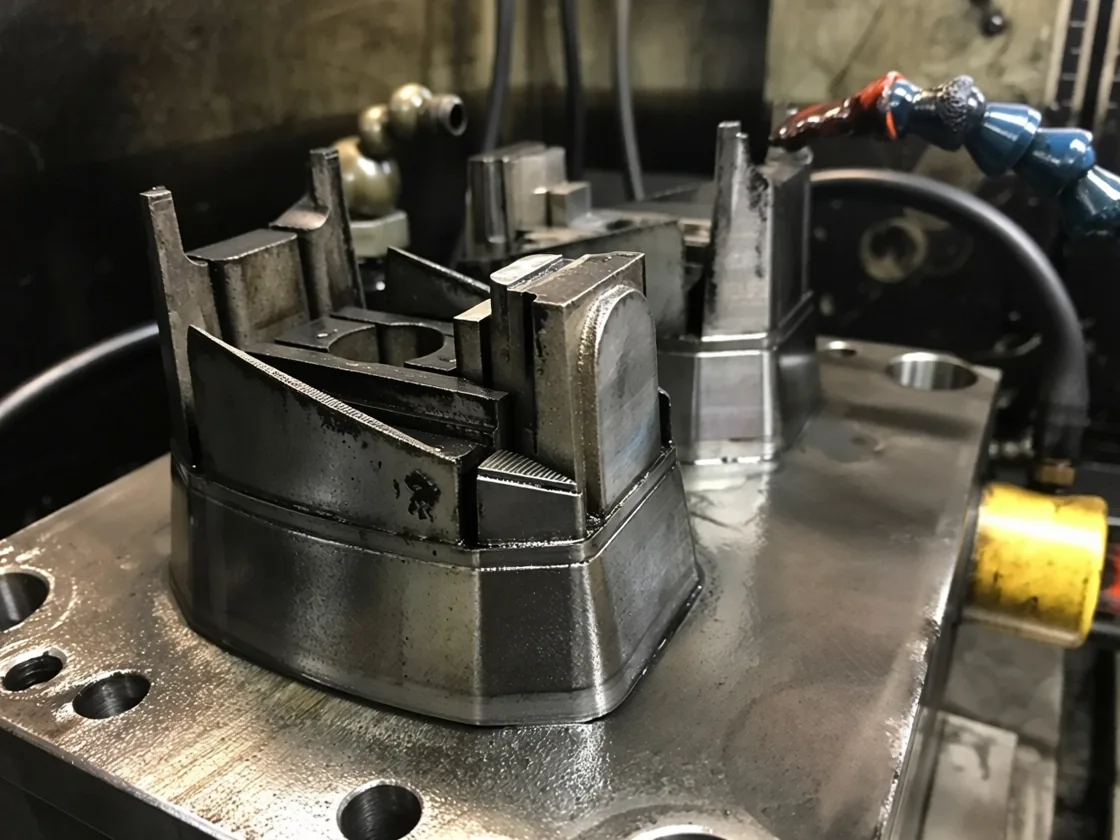 Injection mould used for production