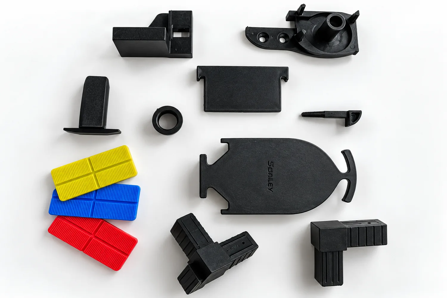 Selection of engineered plastic components